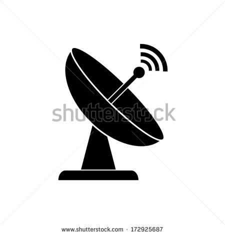 8 Satellite Icon Vector Images - Satellite Dish Clip Art, Satellite