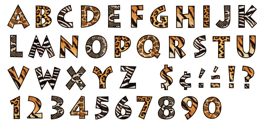 8 Wild Animal Font Images Animal Print Letters Font Wild Animal Print Font And Animal Letters 