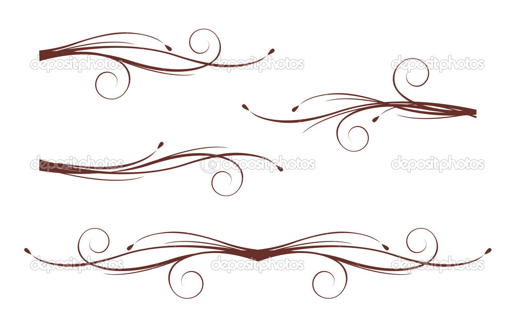 14 Simple Vector Scroll Designs Images Simple Scroll Designs, Vector