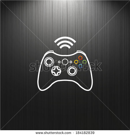 Game Controller Icon Black