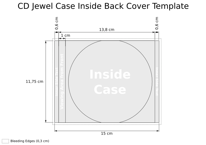 13 Free CD Cover Insert Template Images CD Jewel Case Insert Template 