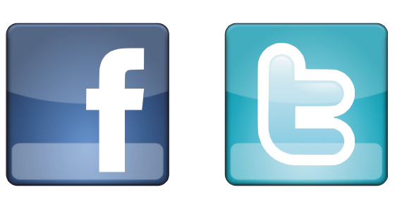 17 Twitter And Facebook Logo Vector Images Facebook