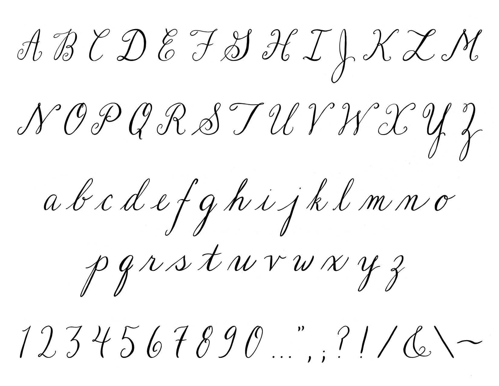 free handwriting script font generator