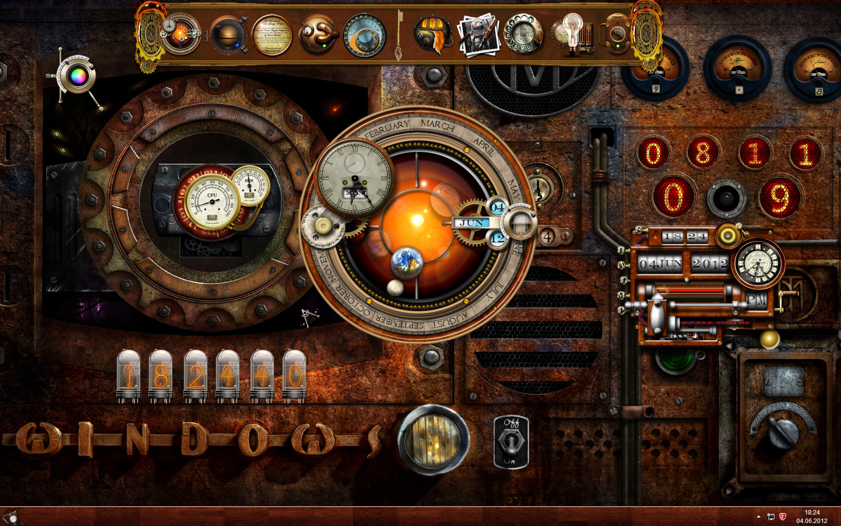 12 Photos of Steampunk Desktop Icons Windows 7