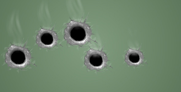 Bullet Hole Graphic