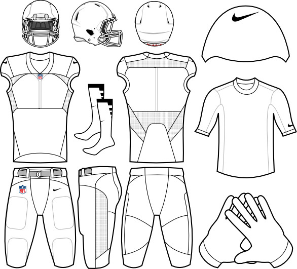 Nike Football Uniform Template PSD 