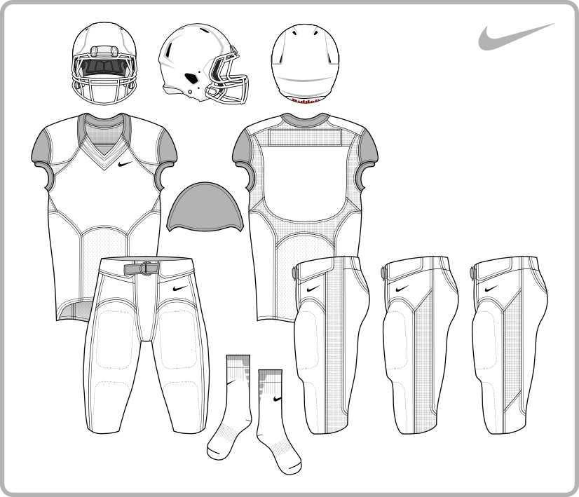 9 American Football Jersey Template PSD Images Nike Football Uniform 