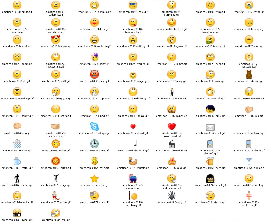 16 Mac Icons List Images IPhone Emoji Emoticons Apple Computer Icon 