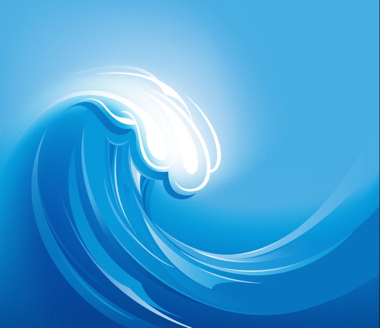 vector waves illustrator free download