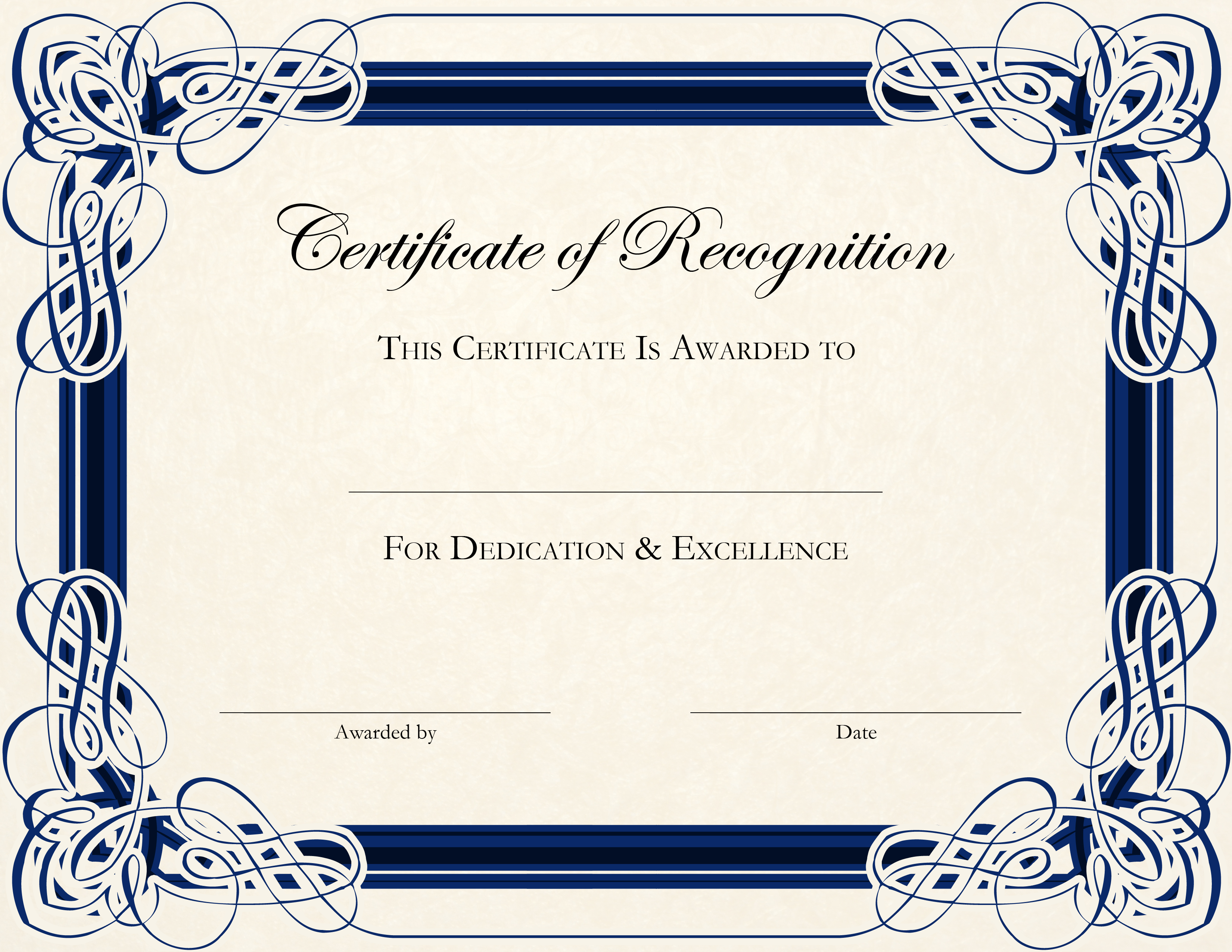 Certificate Of E Template Free Printable