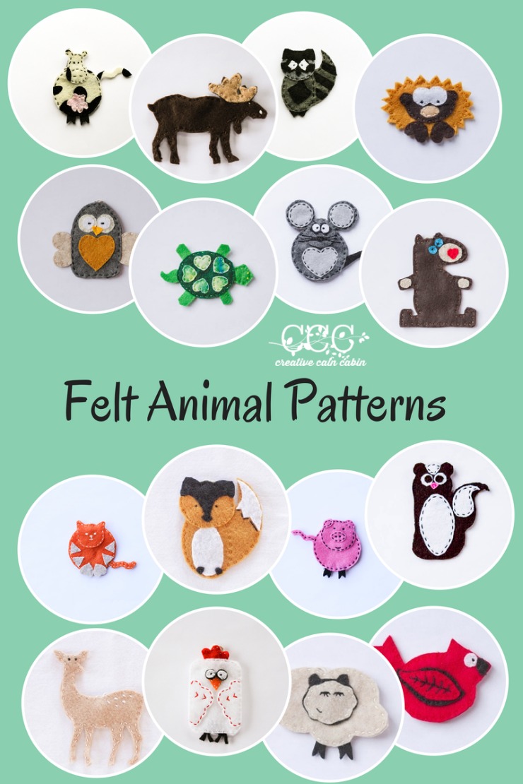 7 Felt Animal Templates Images Felt Animal Patterns Felt Animal Patterns Templates And Felt