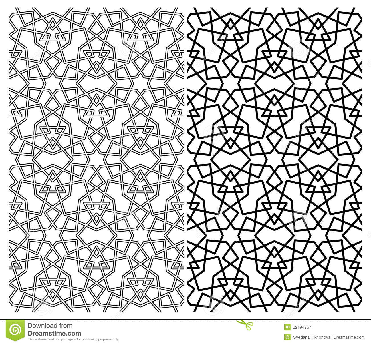 7 Islamic Geometric Pattern Vector Images