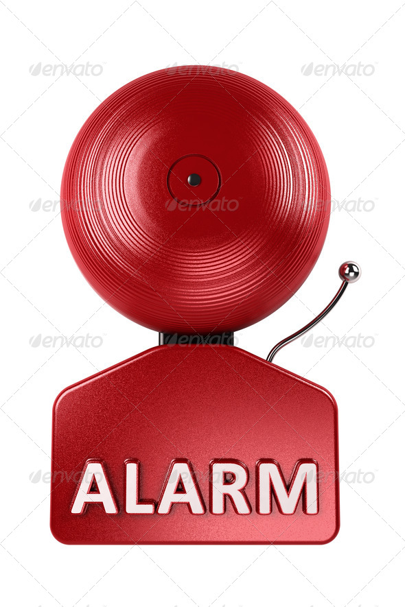 cartoon fire alarm bell