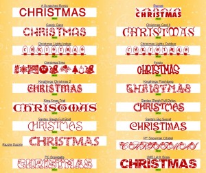 Free Christmas Fonts Downloads