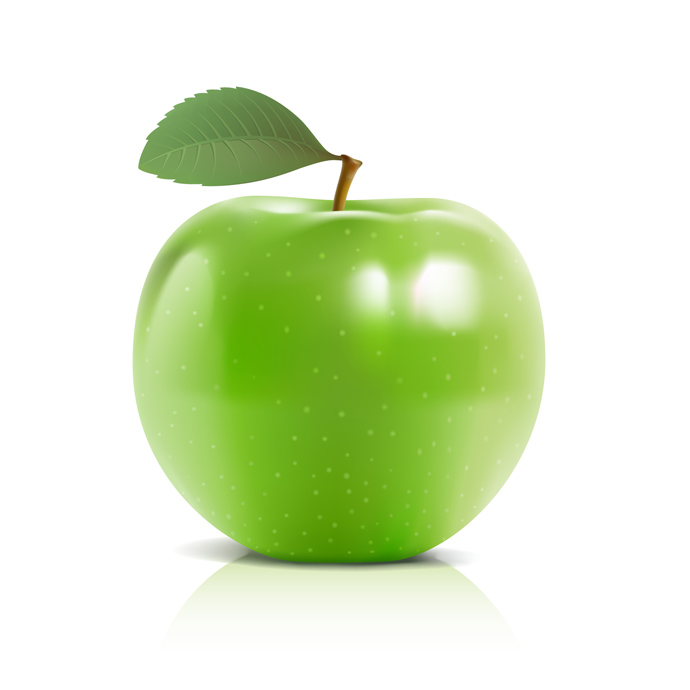 Green Apple Vector