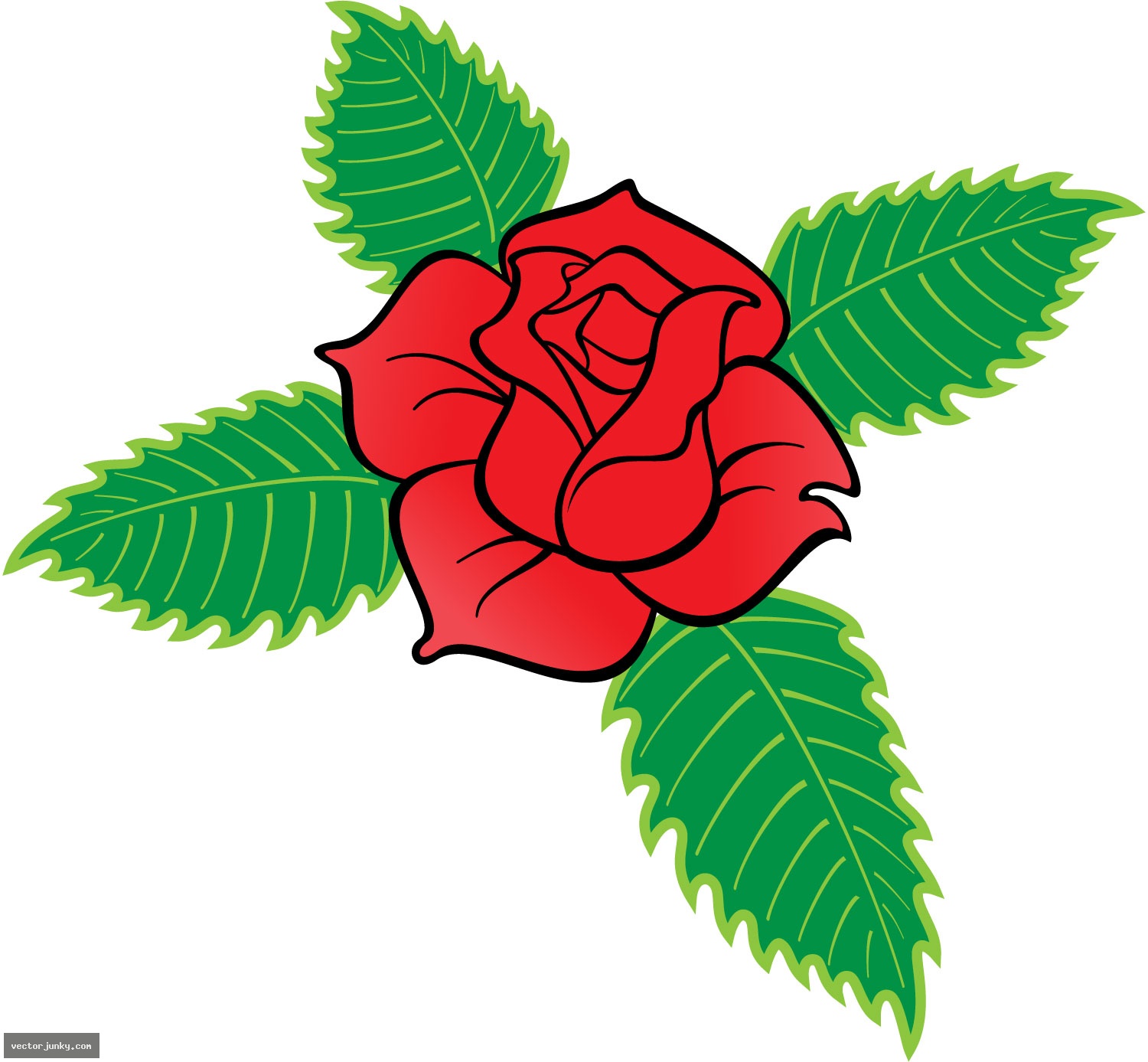 Vector Rose Clip Art