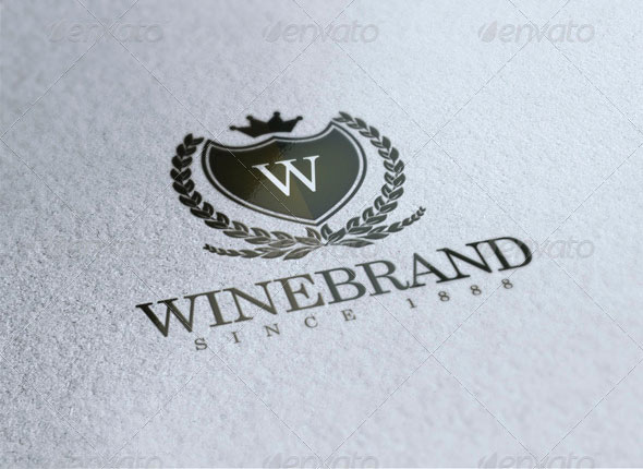 11 Cool Wine Logo PSD Images