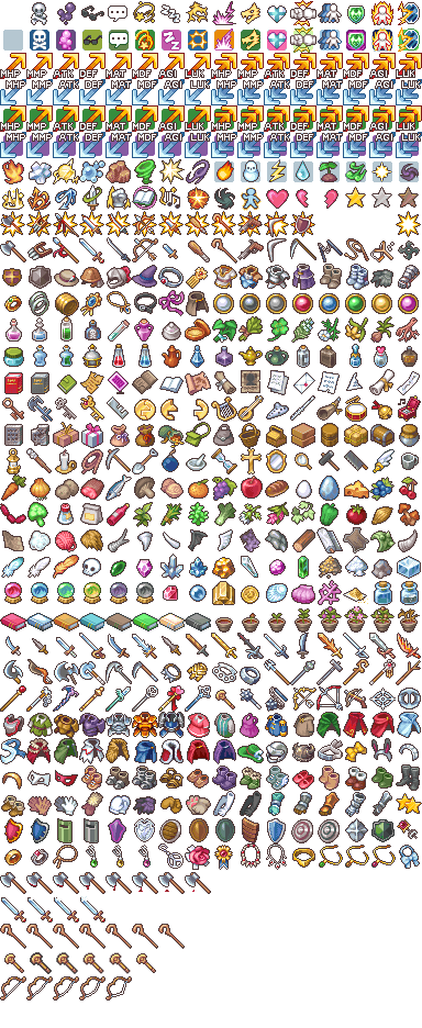rpg maker vx ace more than one iconset