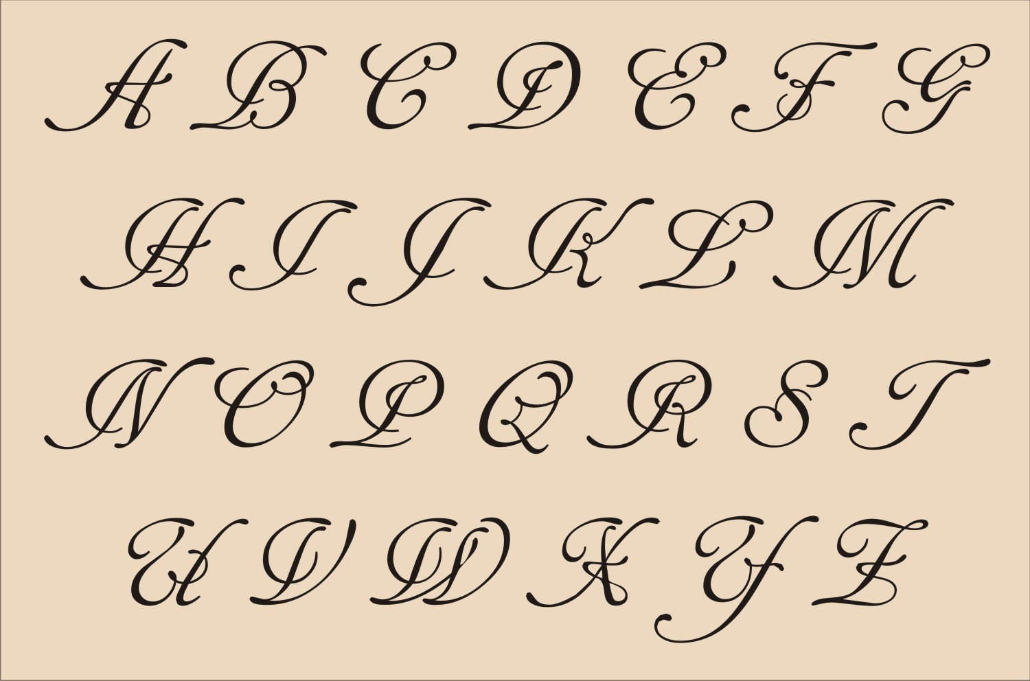 13 Fancy Cursive Letter Font Images Fancy Cursive Tattoo Writing 