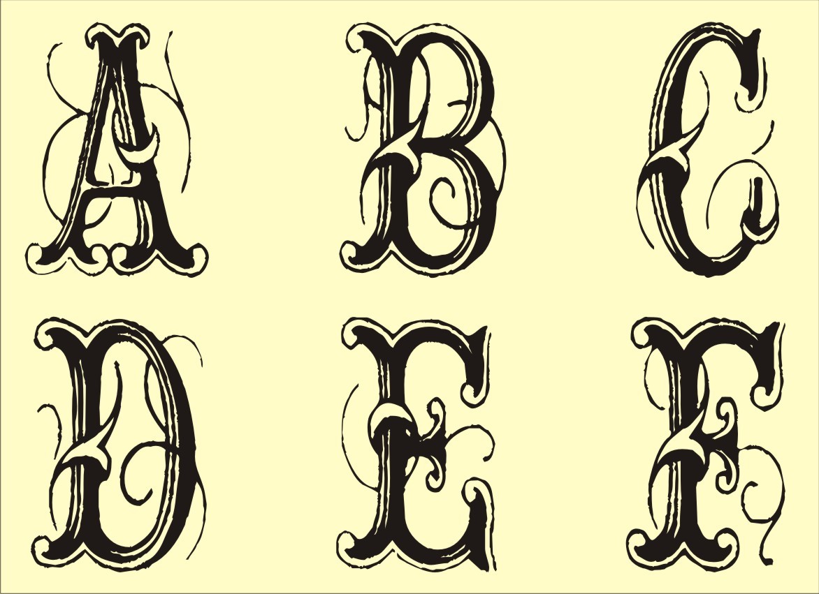 How To Print Fancy Letters By Hand