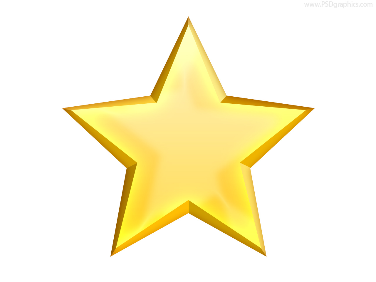 9 Yellow Star Icon Images Yellow Star Template, Star Icon Transparent