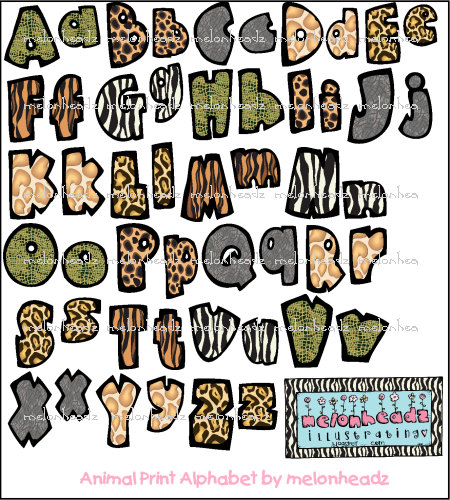 12 Animal Print Font Generator Images Animal Print Letters Font Cheetah Print Text Generator 