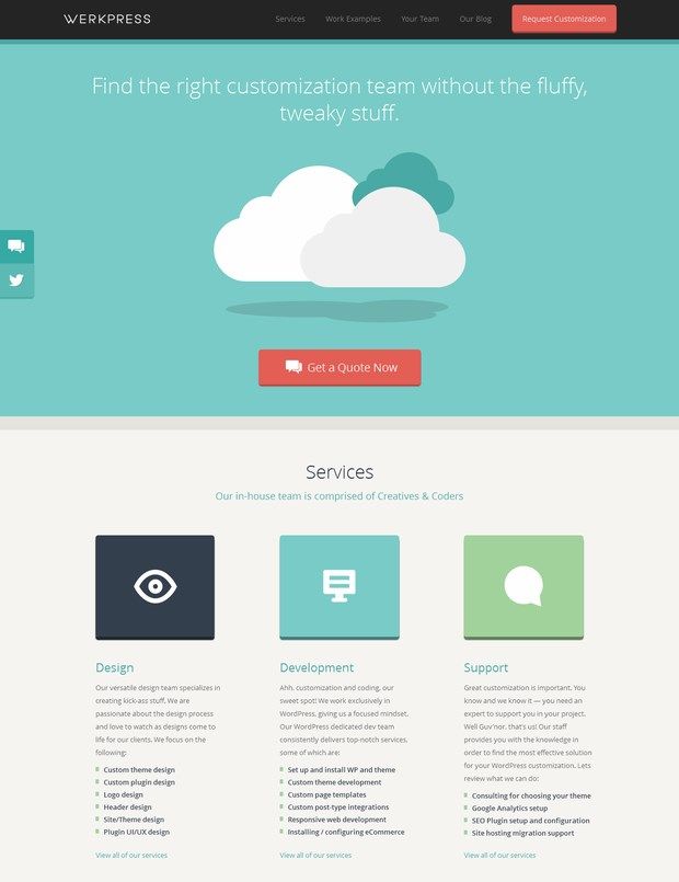 Flat Web Design Inspiration