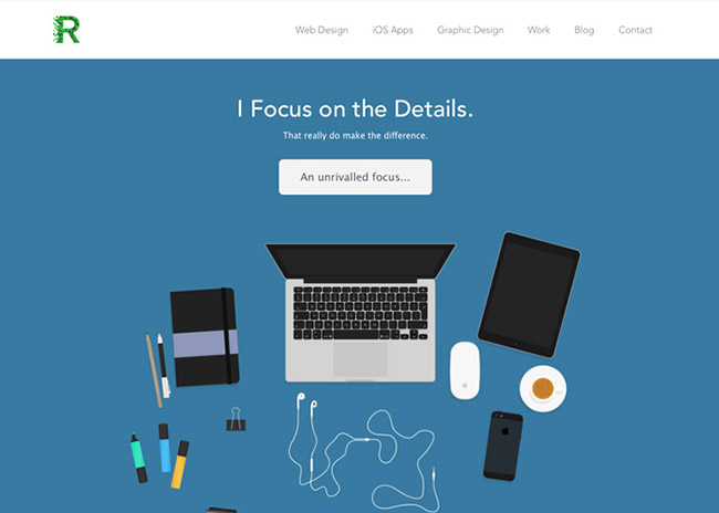 Flat Web Design Inspiration