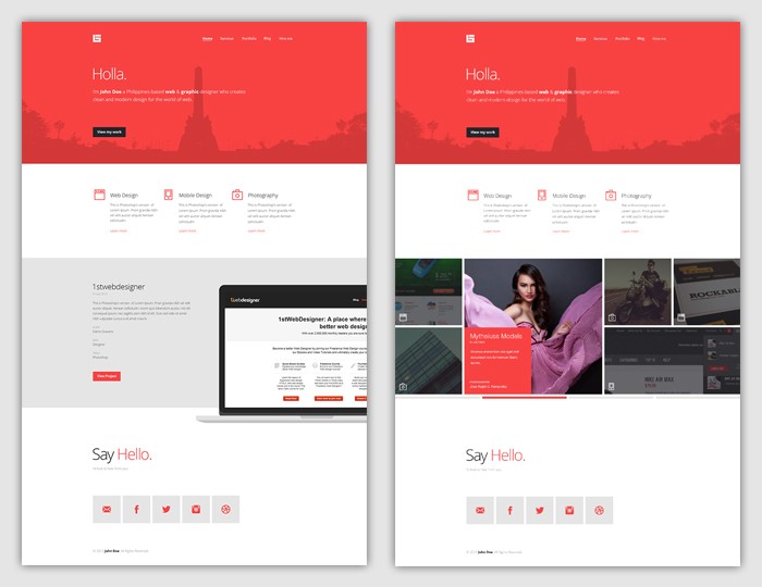 Flat Web Design Tutorial