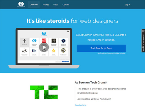 Flat Website Design Examples