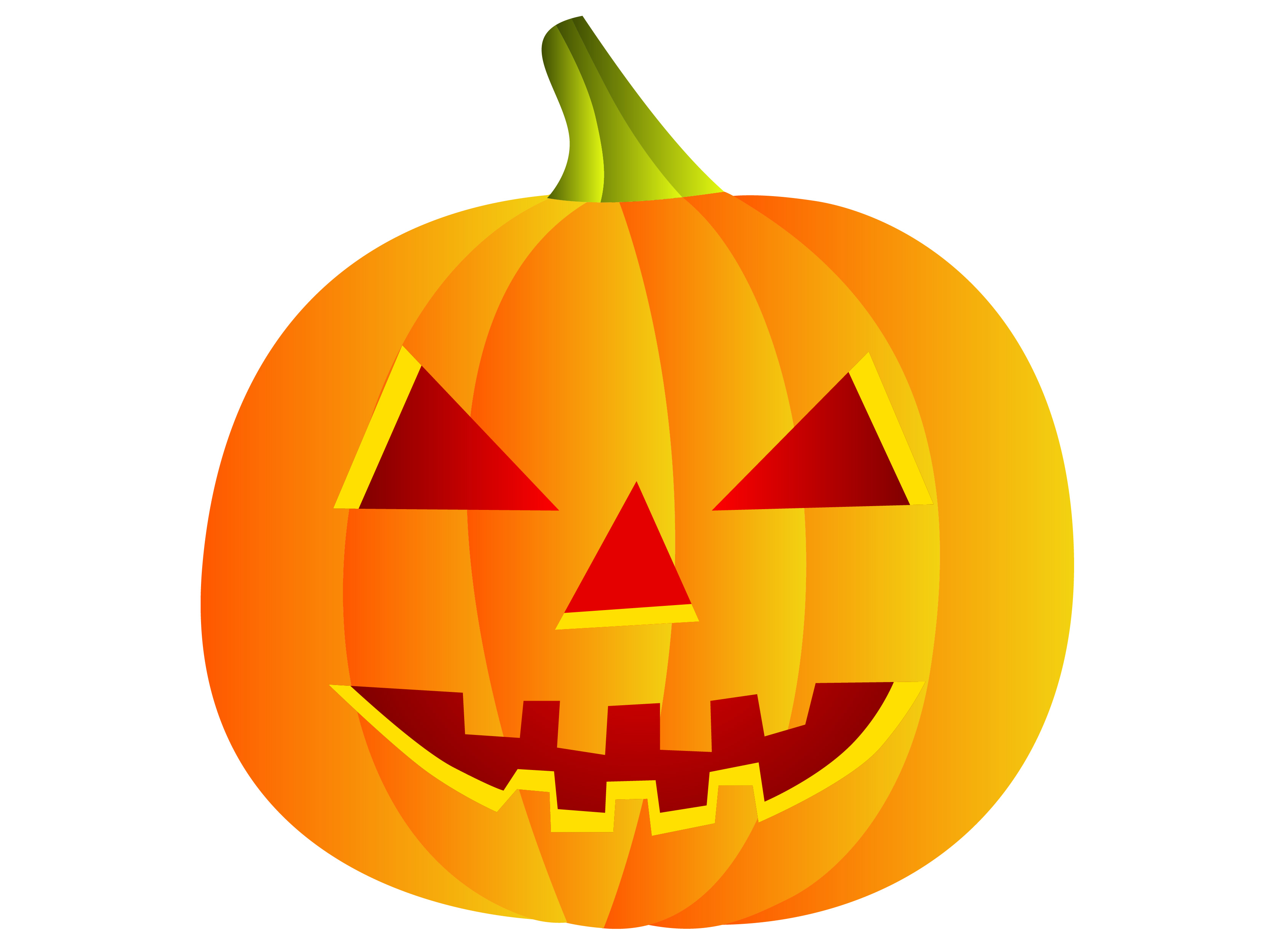 7 Halloween Vector Pumpkins Images