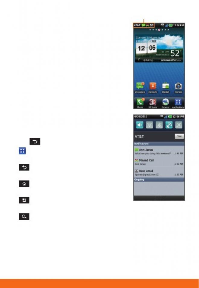 Symbols On LG Phone Screen