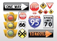 Road Sign Vector