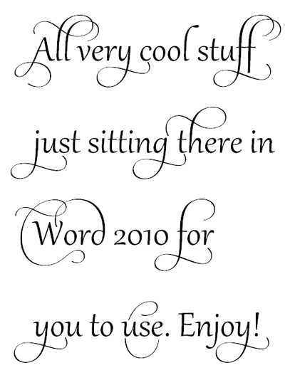 cursive font for microsoft word free download