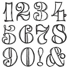 fancy number fonts generator