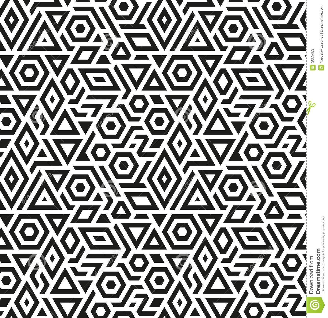 12 Free Vector Geometric Seamless Pattern Images