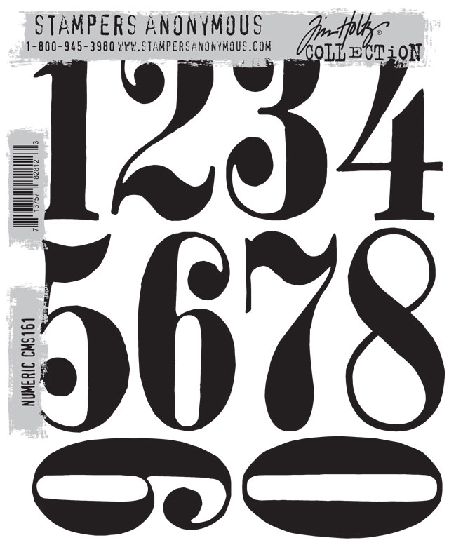 vintage number font