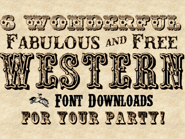 14 Western Letter Fonts Images Free Western Fonts Old Western Style 