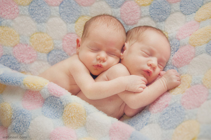 Beautiful Twin Babies