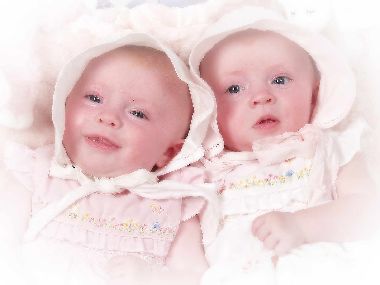 Beautiful Twin Baby Girls