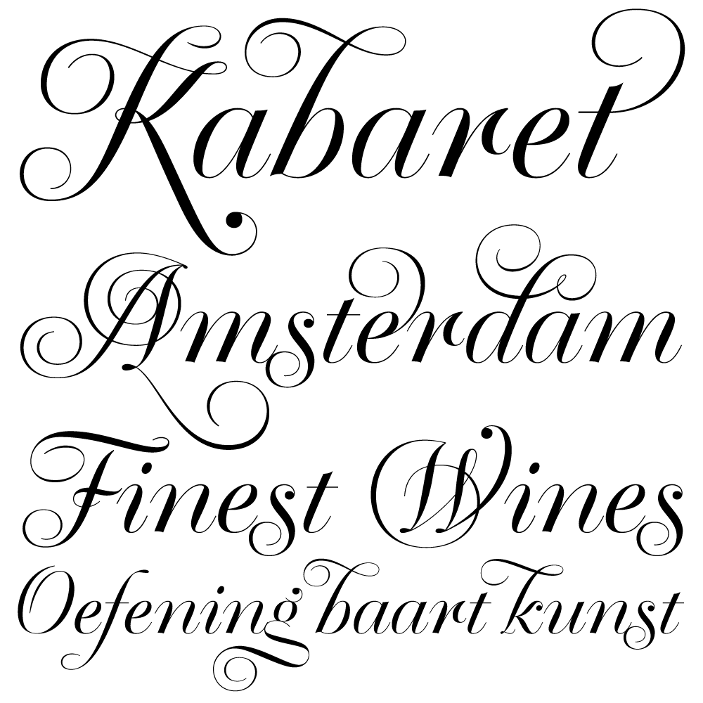 cursive bubble letters font