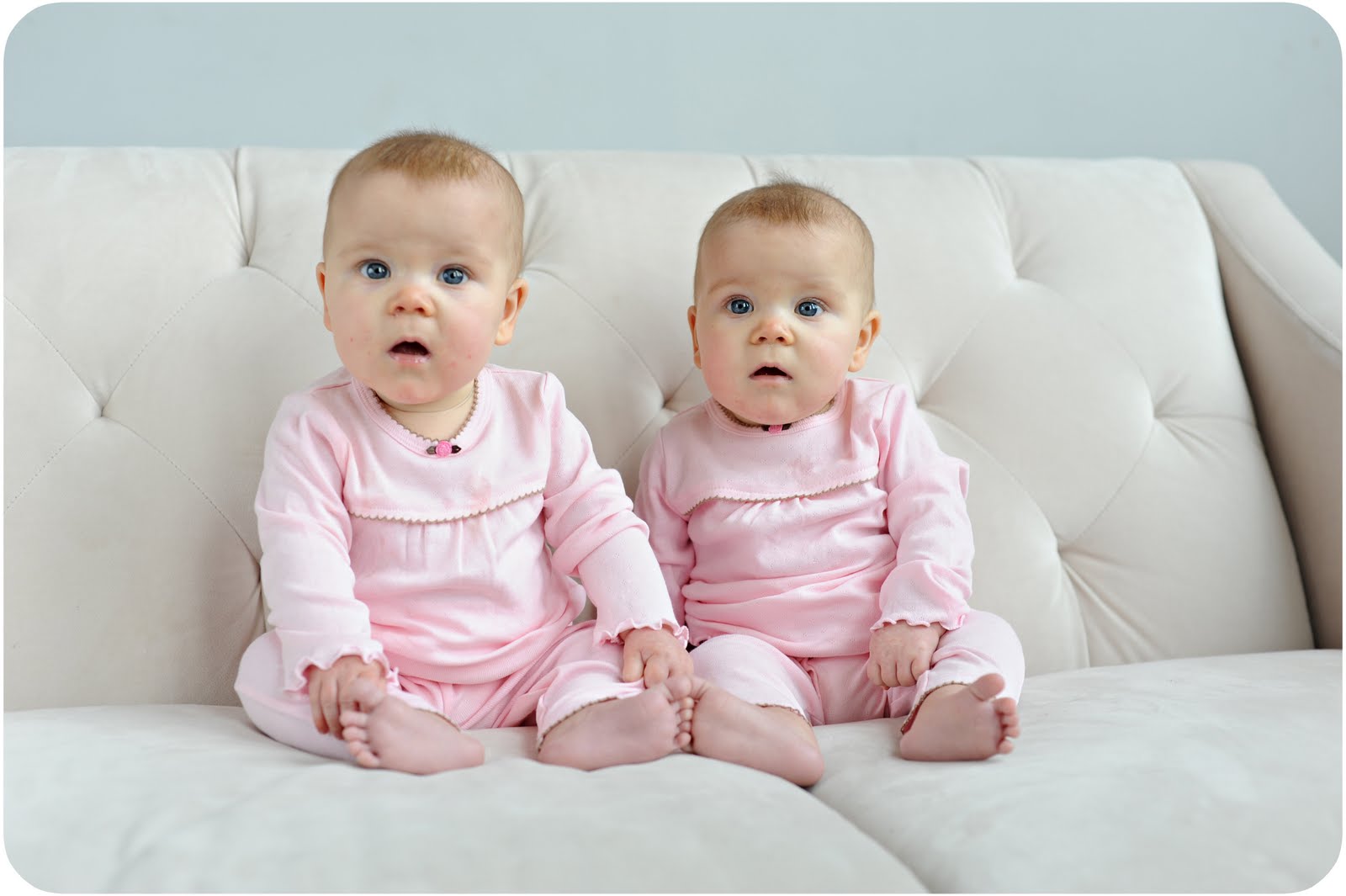 Cute Baby Girl Identical Twins