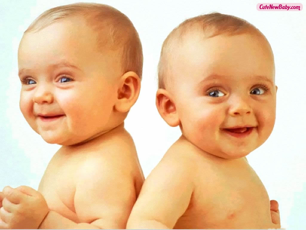 Cute Twin Babies Wallpapers