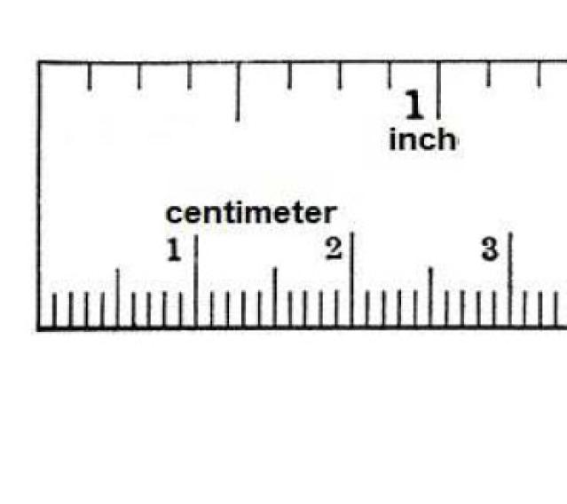 full size ruler in inches