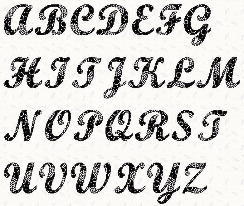 12 Font Alphabet Letter Templates Images Free Printable Large 