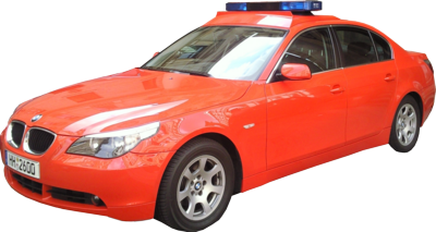 Red Police Car