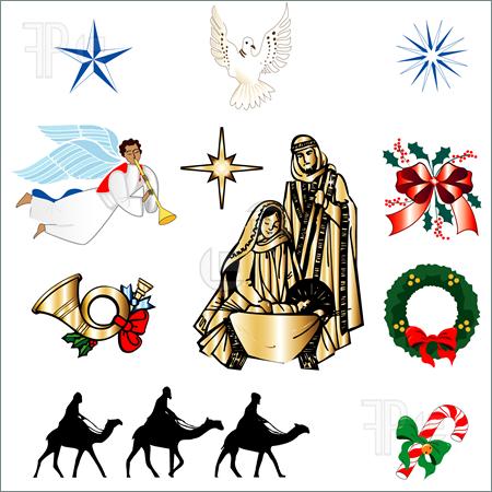 Christian Christmas Icons