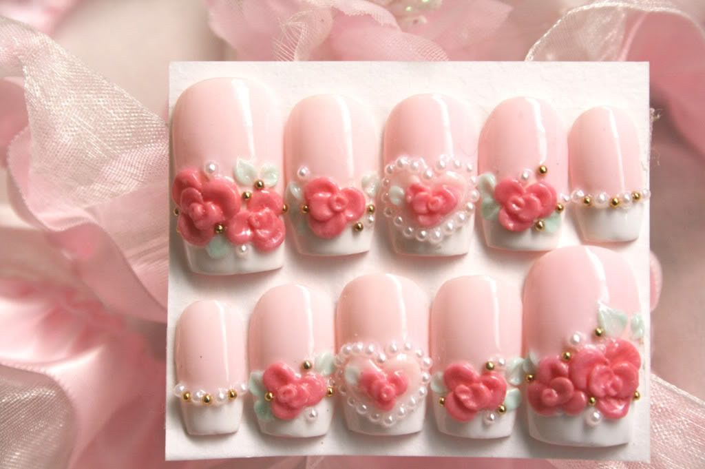 Cute 3D Nail Art Design