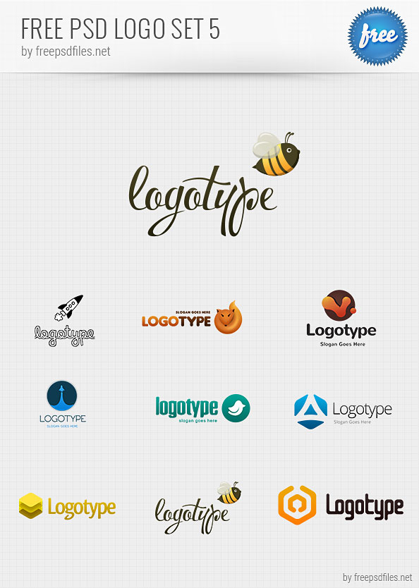 10 Logo Pack PSD Images