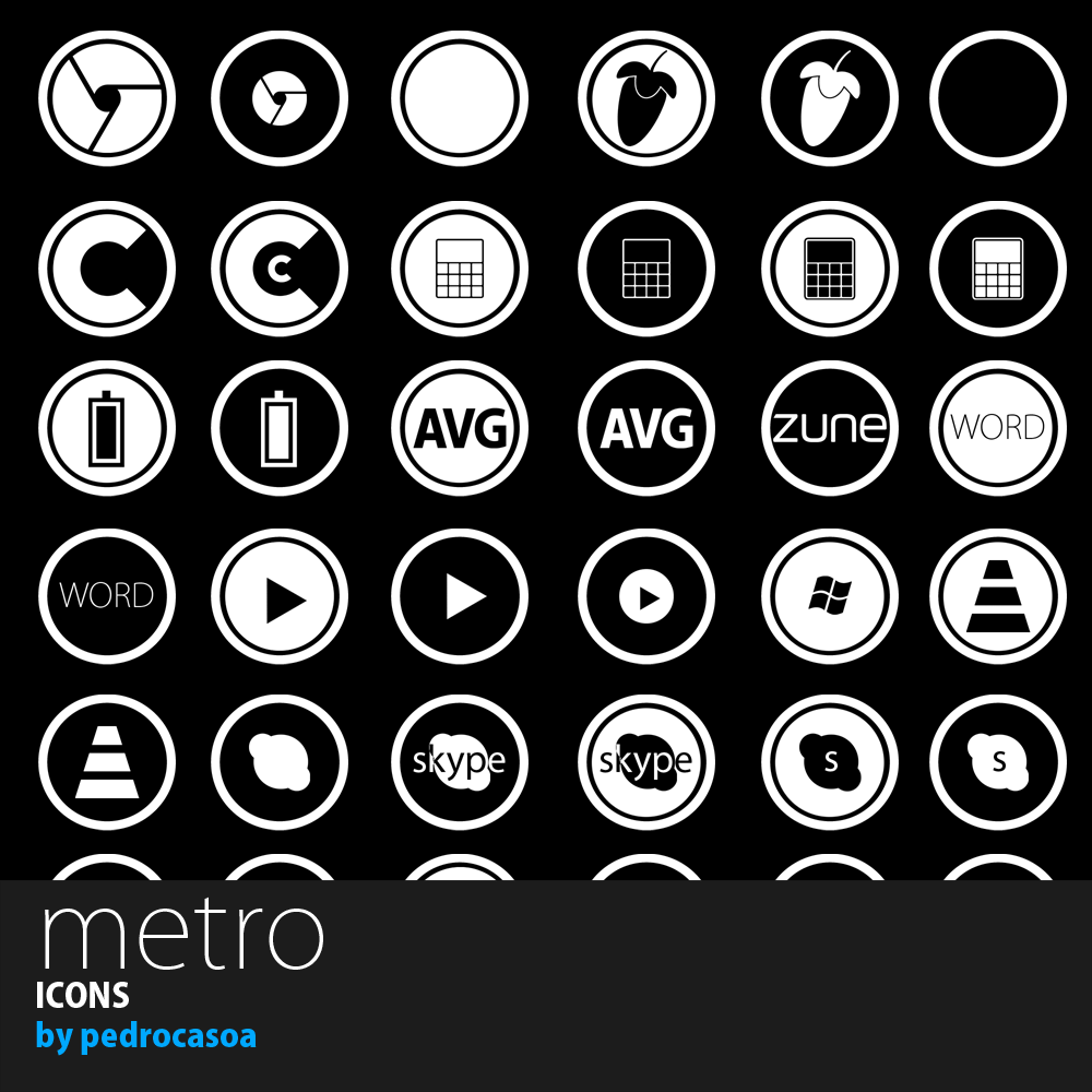 metro icon pack windows 10